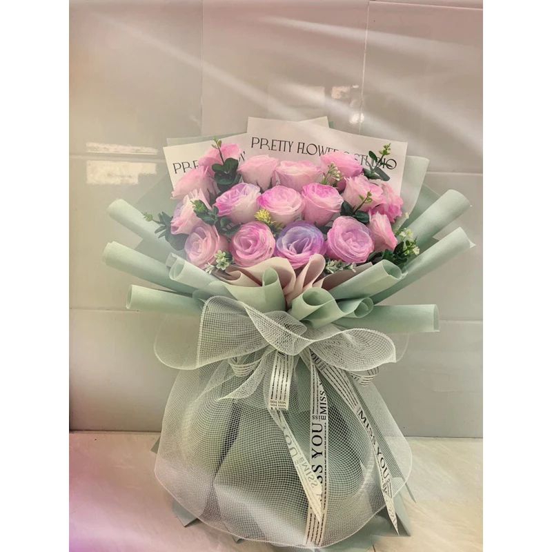 Cốt hoa sáp 1b. 3b.5b gói bằng giấy xốp hàn không nhăn