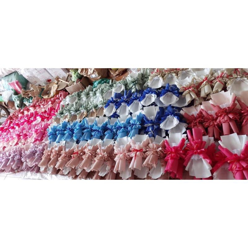 Cốt hoa sáp 1b. 3b.5b gói bằng giấy xốp hàn không nhăn