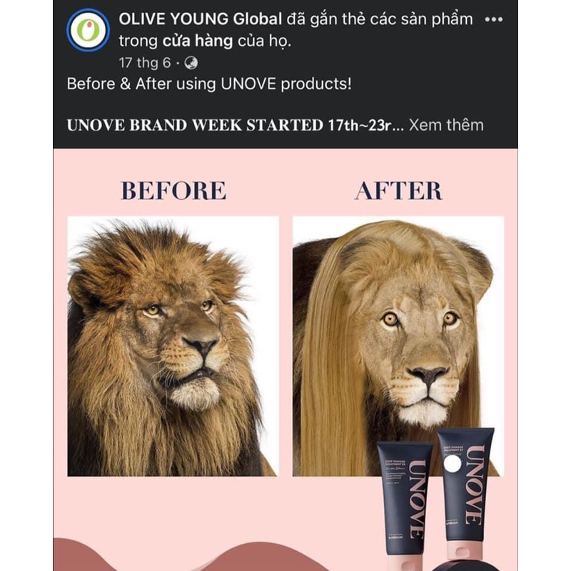 Kem ủ tóc UNOVE Deep Damage Treatment EX