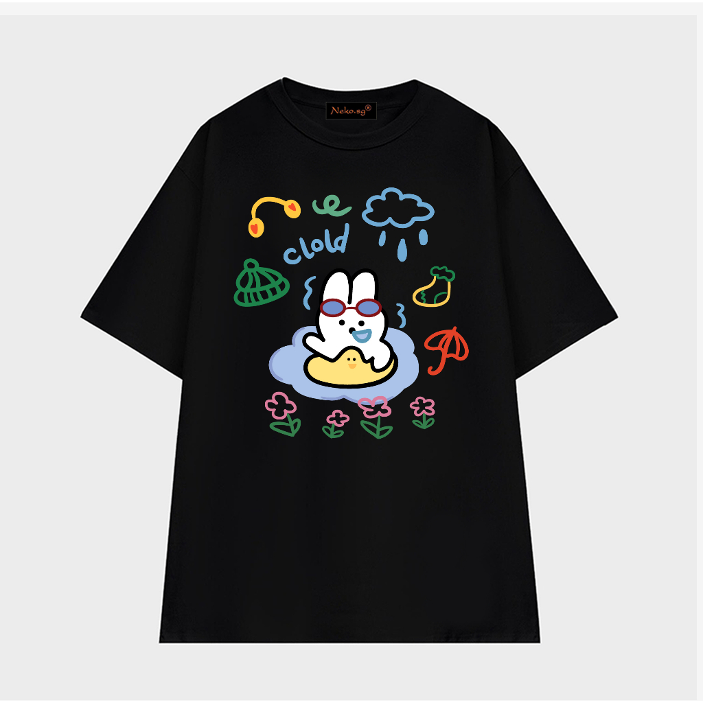 Áo thun tay lỡ form rộng Neko.sg ATL434