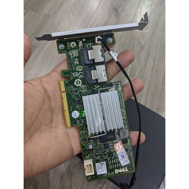 Dell PERC H200 Adapter 6GB s SAS/SATA RAID Card
Raid Level: 0,1,10