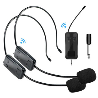 Bộ Mic trợ giảng không dây đa năng dùng cho loa kéo, máy trợ giảng, âm li, vang và dòng loa có cổng micro