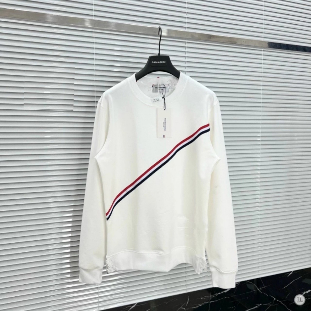 Aó Sweater VẠCH CHÉO ,chất nỉ ctong dầy dặn,Size M ,L, XL