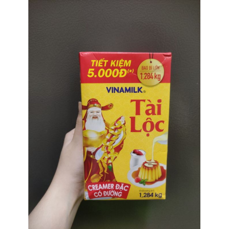 Sữa đặc Tài Lộc Vinamilk hộp giấy 1284g siêu tiết kiệm date mới 2024