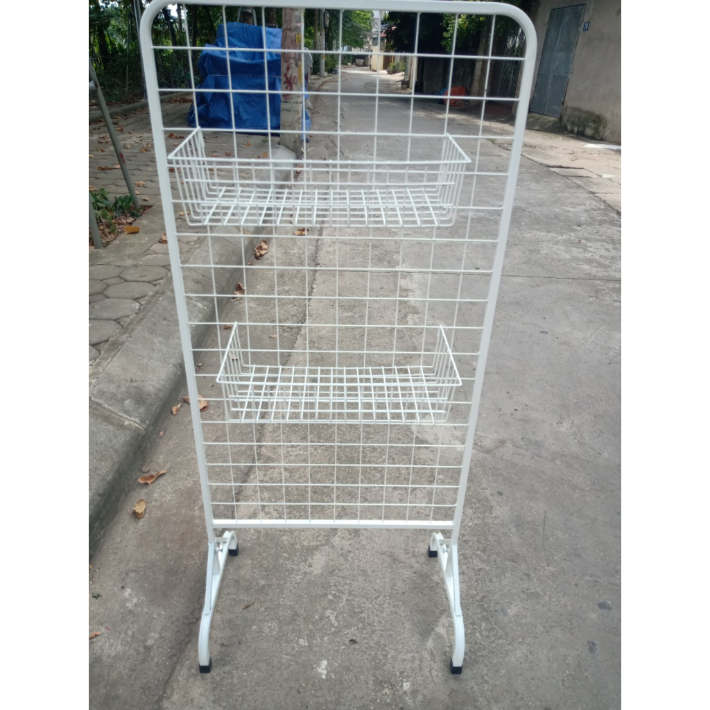 KHUNG LƯỚI SẮT DECOR TRANG TRÍ, CÓ CHÂN ĐẾ, KT 120*60CM