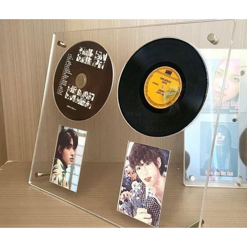 Khung mica trong suốt trưng bày photocard và CD, frame photocard, CD