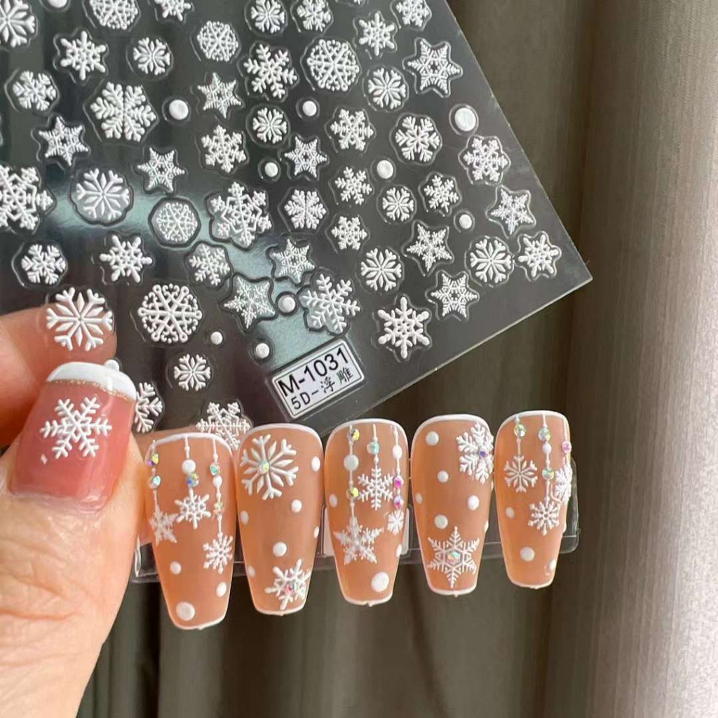 Mã sticker hoa tuyết 5d