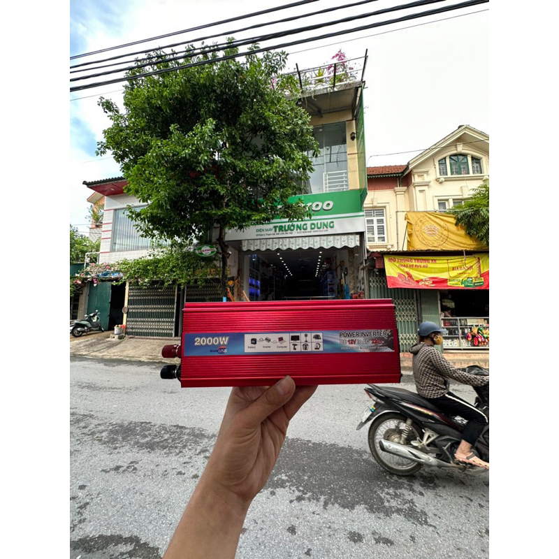 Bộ kích điện sin chuẩn 1200w, 1500w, 2000w 12V sang 220V - POWER INVERTER BẢO HÀNH 2 NĂM