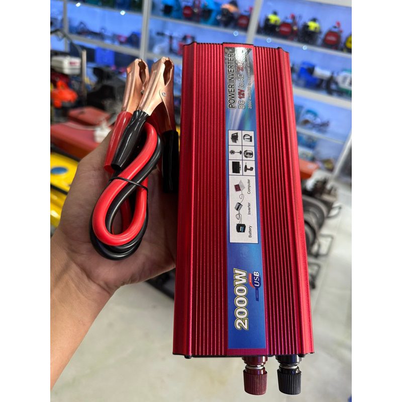 Bộ kích điện sin chuẩn 1200w, 1500w, 2000w 12V sang 220V - POWER INVERTER BẢO HÀNH 2 NĂM