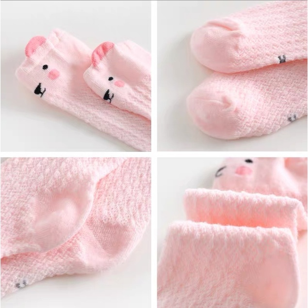 Tất cho bé, tất dài cho bé, tất lưới cho bé 0 đến 3 tuổi mềm mại, thoáng mát