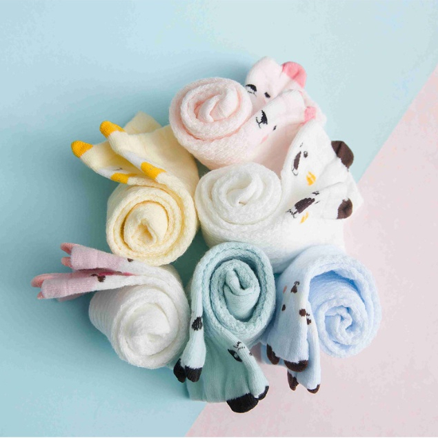 Tất cho bé, tất dài cho bé, tất lưới cho bé 0 đến 3 tuổi mềm mại, thoáng mát