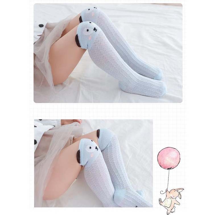 Tất cho bé, tất dài cho bé, tất lưới cho bé 0 đến 3 tuổi mềm mại, thoáng mát