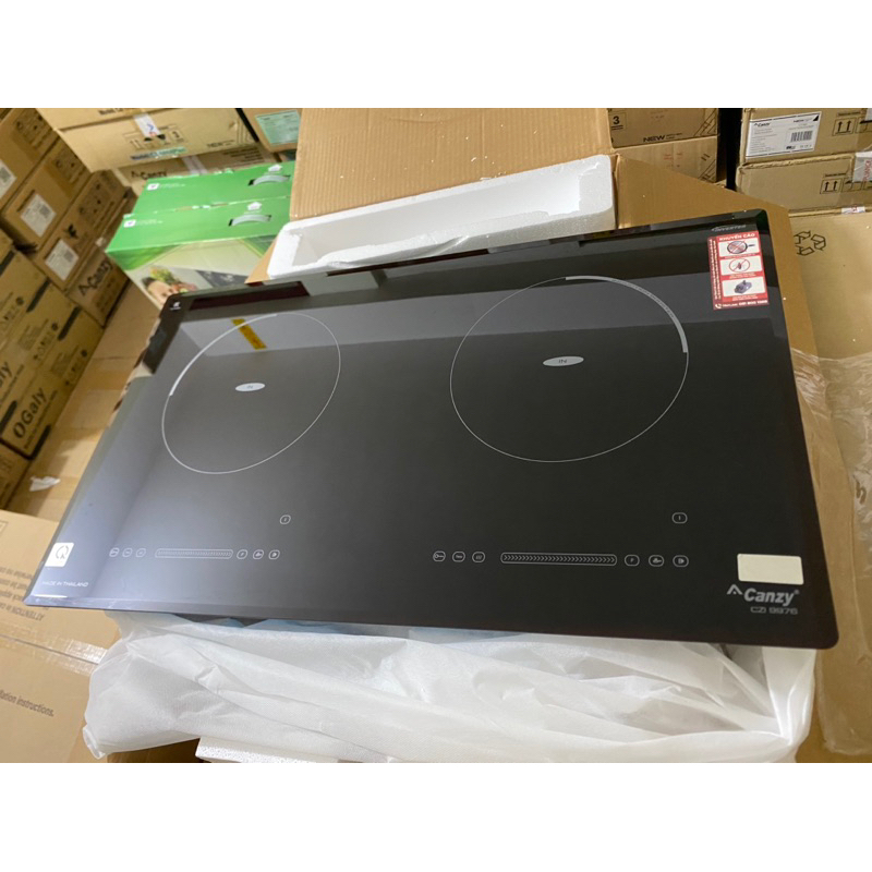 Bếp từ Canzy CZI 9976, Nhập khẩu Thái Lan, Bếp từ đôi Canzy CZ 87i Inverter thế hệ mới, bảo hành 3 năm