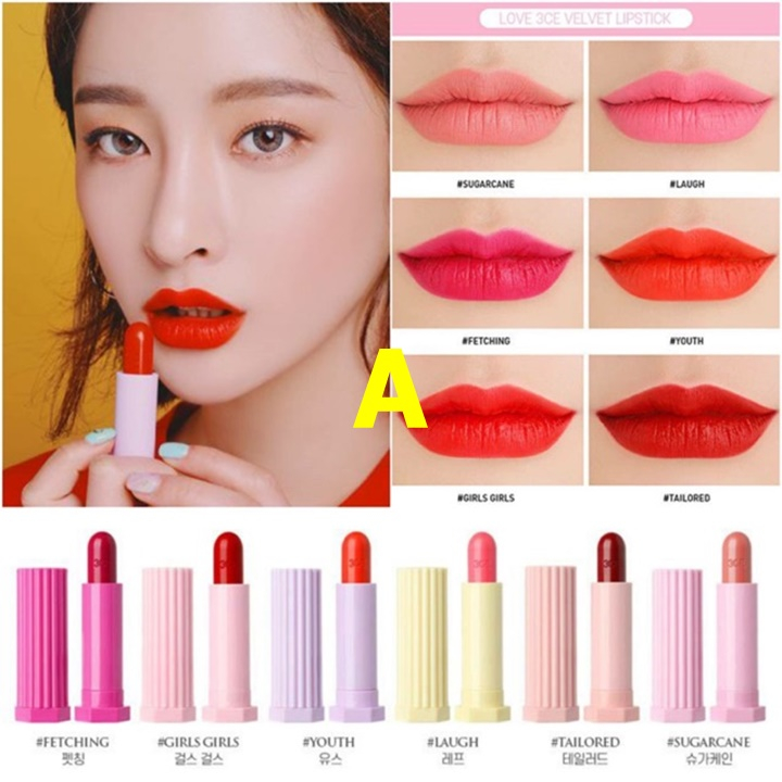 Bộ 6 Son Môi 3 Chị Em Stylenanda lip stick   – SATP974
