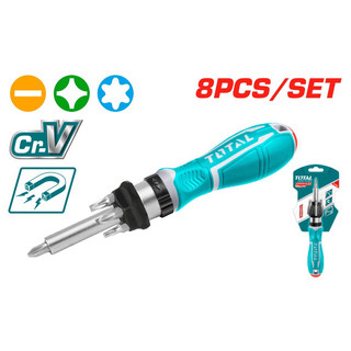 (KKT) Tua vít 8 chi tiết tự động 2 chiều TOTAL TACSD30086