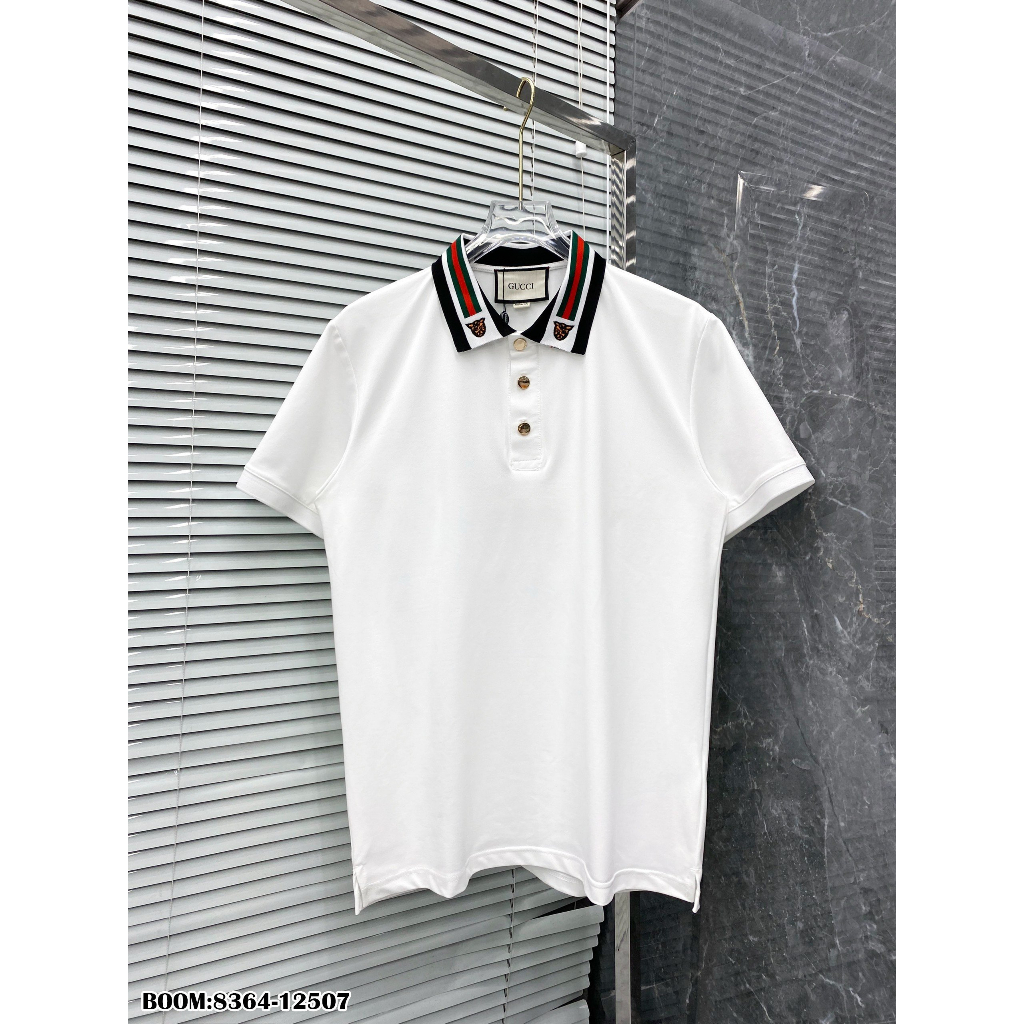 🔥Hot🔥Áo polo Gucci thêu cổ thiết kế hot trend Nam nữ New 2023