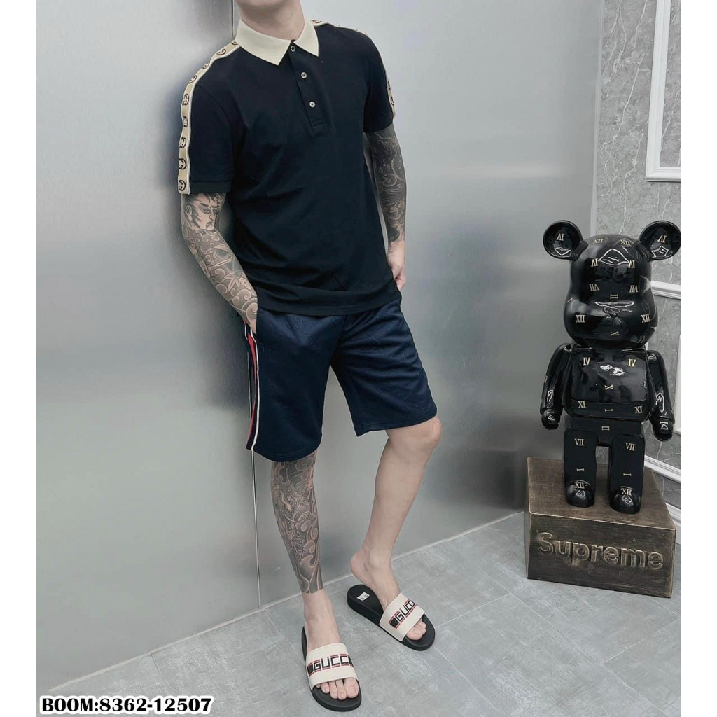 🔥Hot🔥Áo polo GC thêu vai thiết kế hot trend Nam nữ New 2023