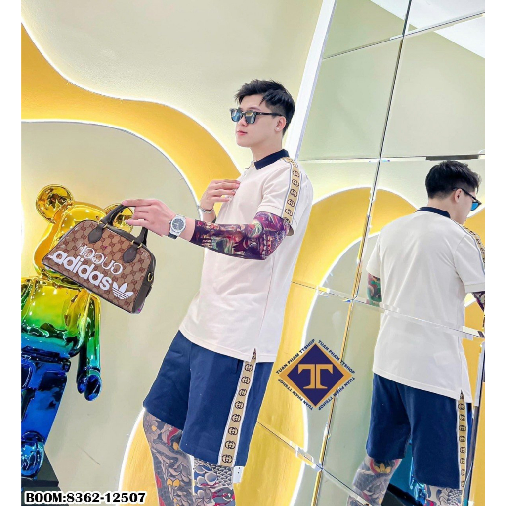 🔥Hot🔥Áo polo GC thêu vai thiết kế hot trend Nam nữ New 2023