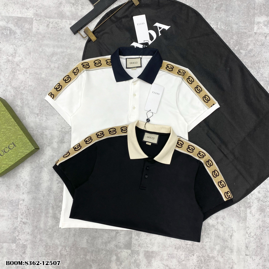 🔥Hot🔥Áo polo GC thêu vai thiết kế hot trend Nam nữ New 2023