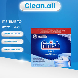 Muối rửa bát Finish 4kg/ Muối làm mềm nước Finish loại 4kg chén - Finish EU