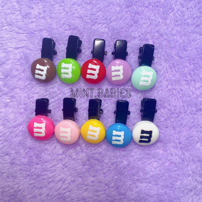 SET 2 KẸP TÓC CHO DOLL TÓC TƠ-NGẪU NHIÊN MÀU