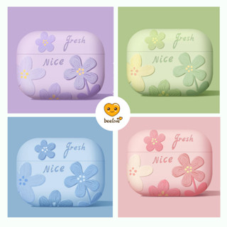 Case airpod vỏ ốp bảo vệ bao đựng tai nghe 1 2 3 4 pro vỏ hộp sạc hình hoa dễ thương