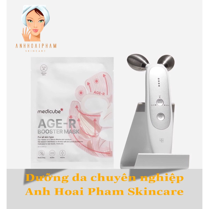 Thiết bị trẻ hoá nâng cơ AGE-R Derma EMS Shot Medicube - Bảo hành 1 đổi 1