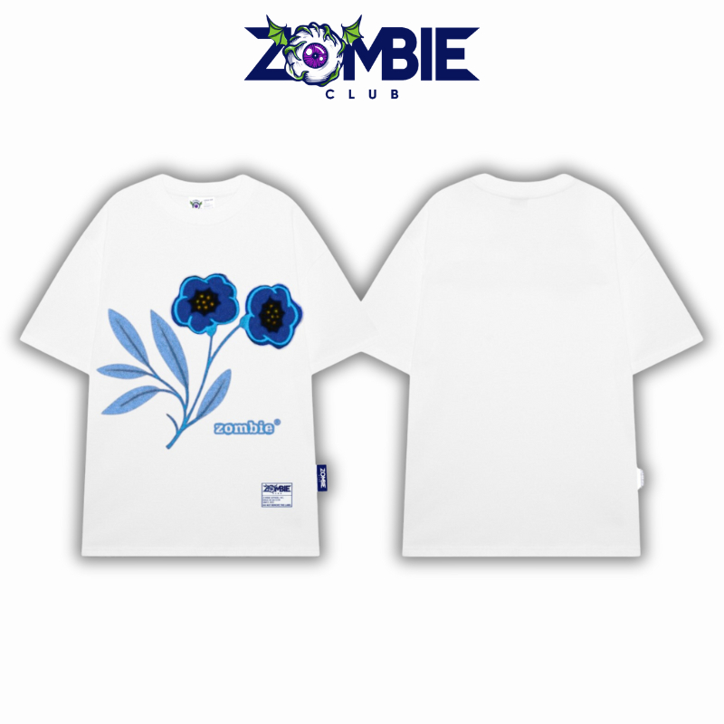 01 GIẤY THƠM QUẦN ÁO TẶNG KÈM CHO Áo thun Zombie Club x PAMIN Flower vải thun cotton 250gsm ZB022