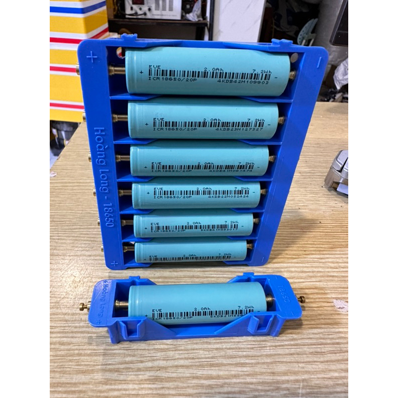 Đế pin, khay cân bằng cell pin 18650