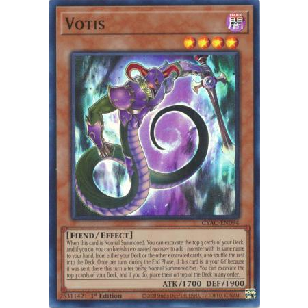 Thẻ Bài Yugioh Monster Votis - CYAC-EN094 - Super