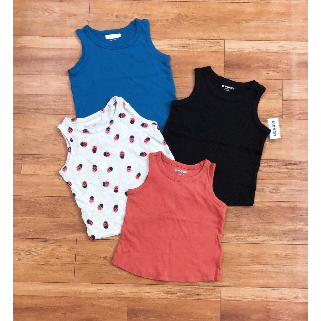 Áo thun ba lỗ sát nách bé gái Old Navy