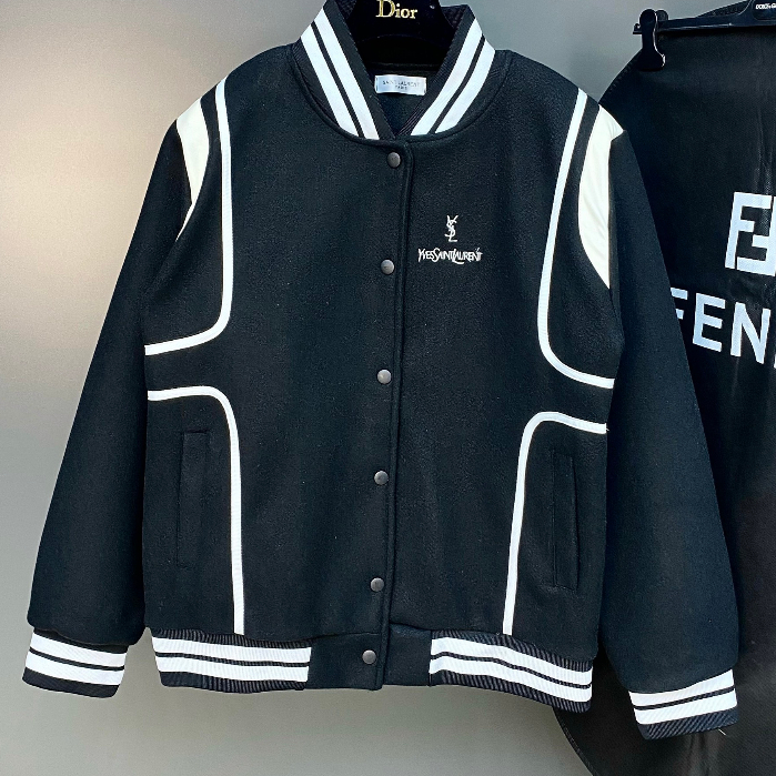 Áo khoác bomber Dạ thêu phối Y.S hàng siêu cấp chính hãng bản neww 2023