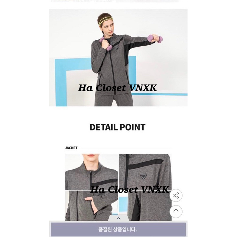 Áo Khoác Thun Thể Thao RedcamP Xuất Hàn