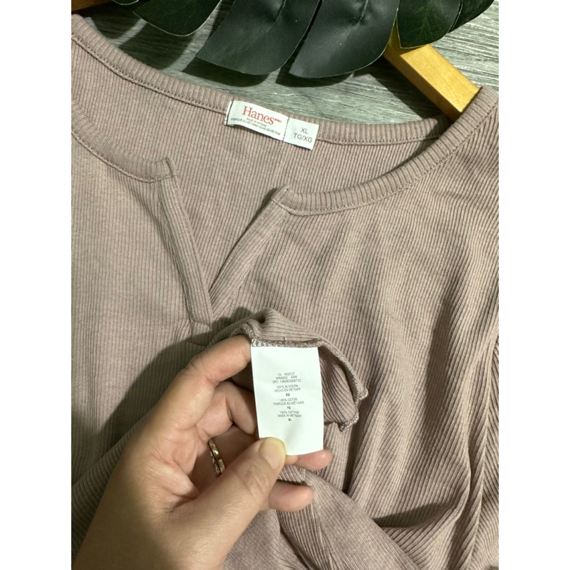 Áo Thun Tăm Gân Dài Tay Big Size HaneS