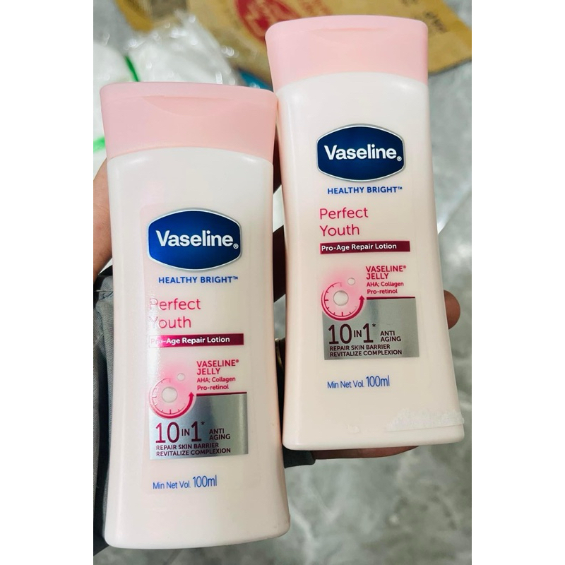 Sữa dưỡng thể Vaseline Healthy Bright Daily Brightening Even Tone Lotion 100ml