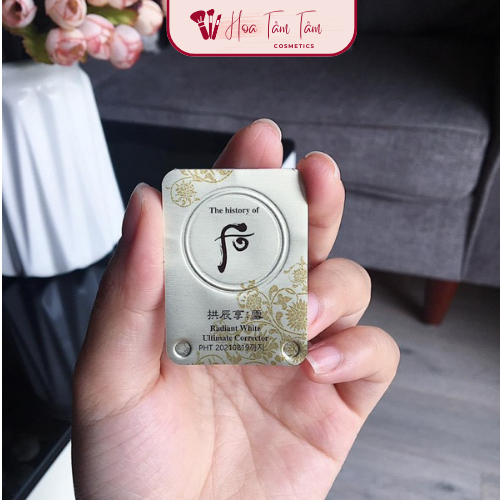 Viên Cao Cho Da Nám Sample Whoo Radiant White Ultimate Corrector mờ sạm nám tàn nhang 0.5g