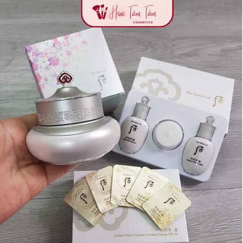 Viên Cao Cho Da Nám Sample Whoo Radiant White Ultimate Corrector mờ sạm nám tàn nhang 0.5g
