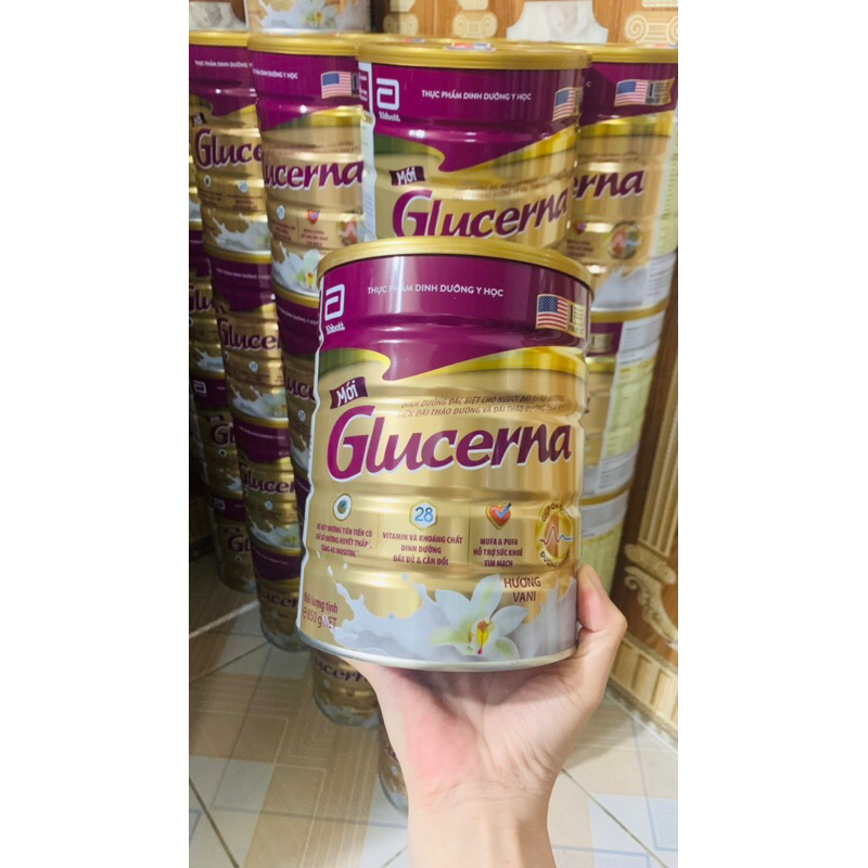Combo 2 lon glucerna 850g hương vani