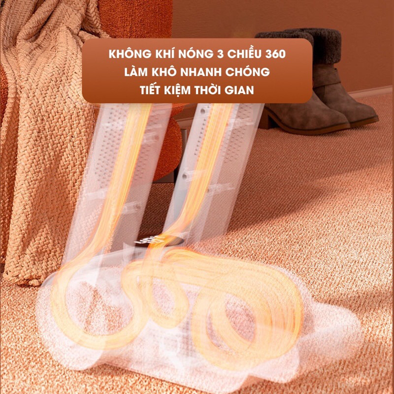 Máy sấy giày ACHITA M47 khí nóng 3 chiều 360 độ khô siêu nhanh máy khử mùi dày
