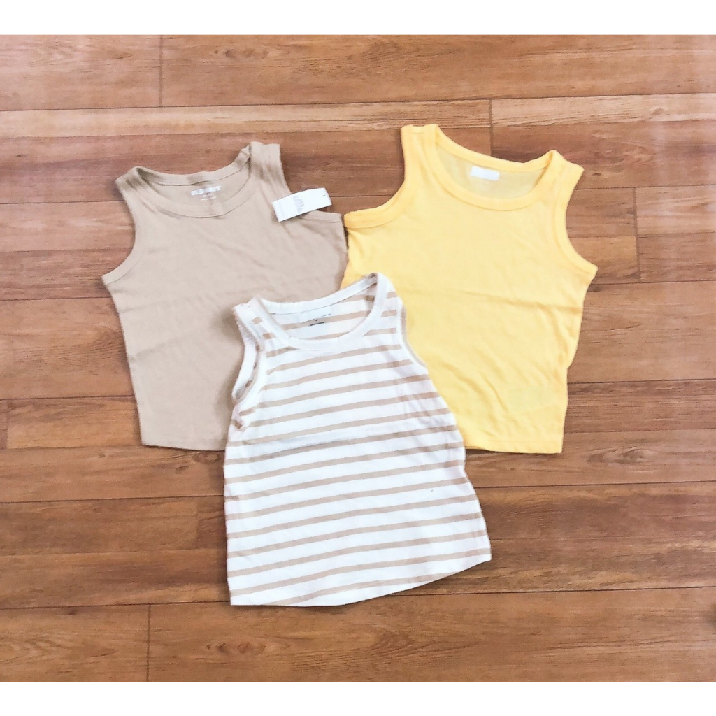 Áo thun ba lỗ sát nách bé gái Old Navy