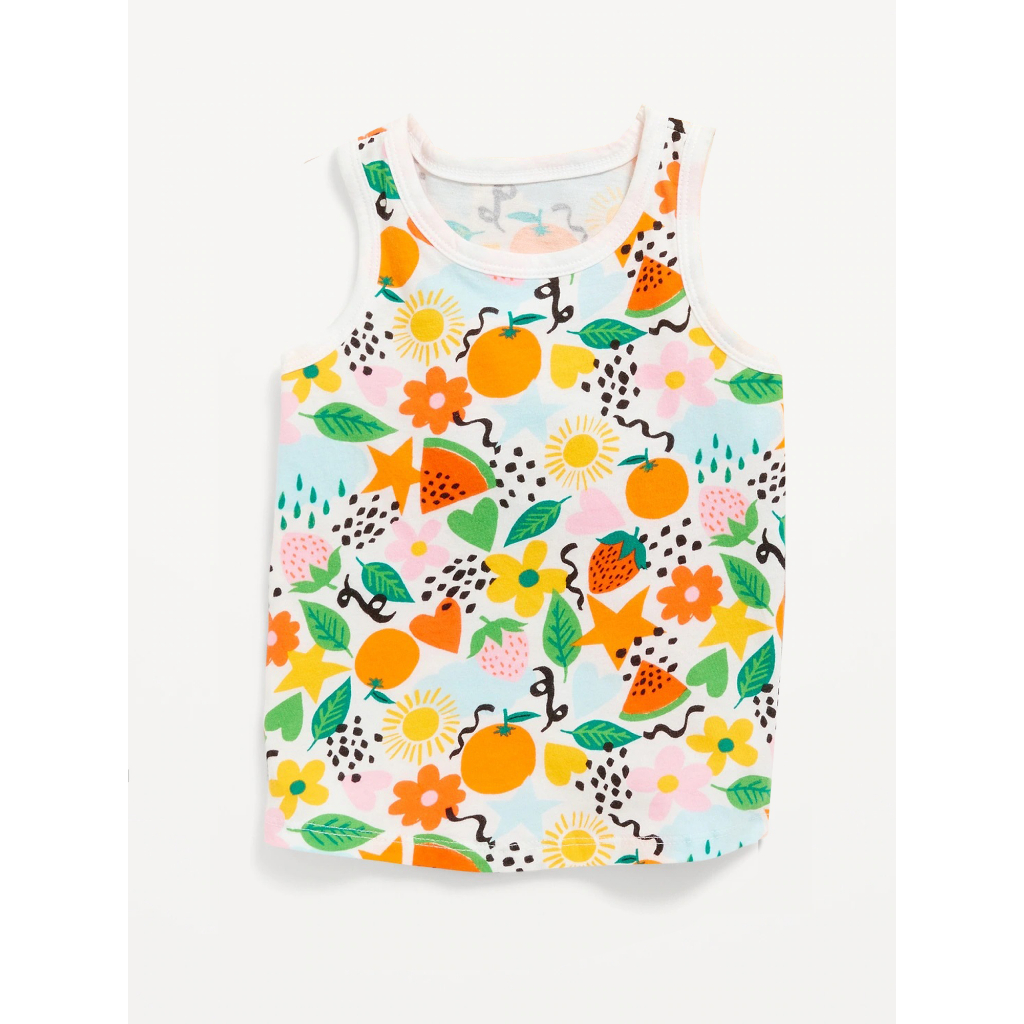 Áo thun ba lỗ sát nách bé gái Old Navy