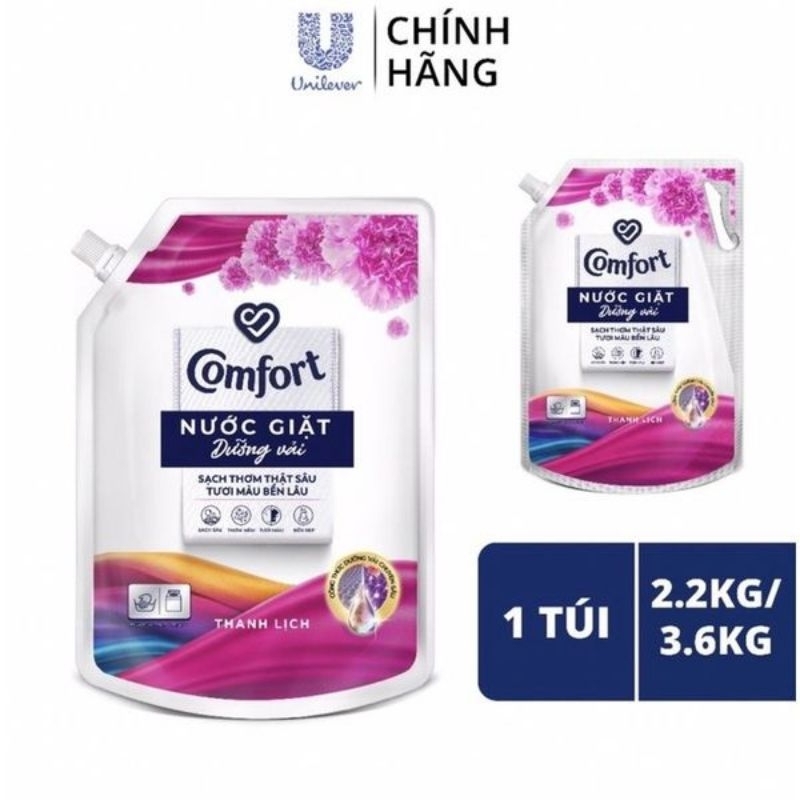 Combo nước giặt Comfort 2.2kg và nước xã Comfort 2l8