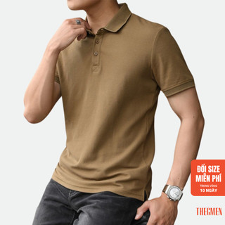 Áo polo trơn MESH POLO SHIRT vải hạt 100% cotton, form Slimfit - THE GMEN ELEGANT EST 2017