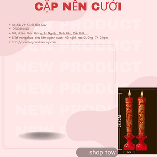 Cặp nến cưới- đèn cầy cưới