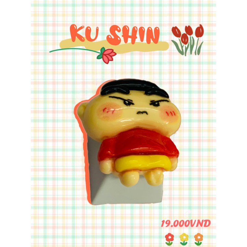 🐸 BST "Shin cậu bé bút chì" decor bàn phím siêu xinh 🐸