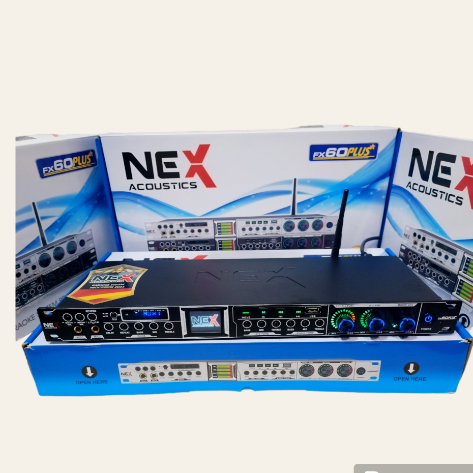 Vang cơ Nex FX60 Plus 2023 chống hú tối ưu nghe hát tốt cho dàn karaoke