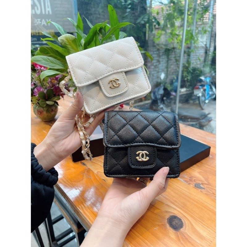 Túi đeo chéo mini trần trám chữ X