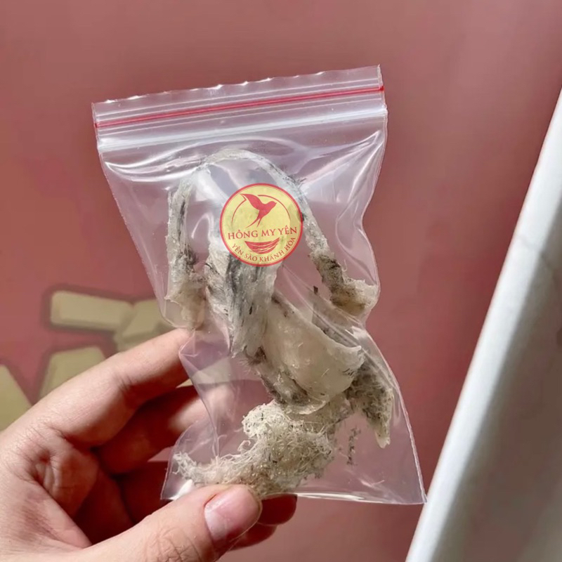 TỔ YẾN VỤN THÔ 10gram kèm táo, đường, hạt chia , nhíp