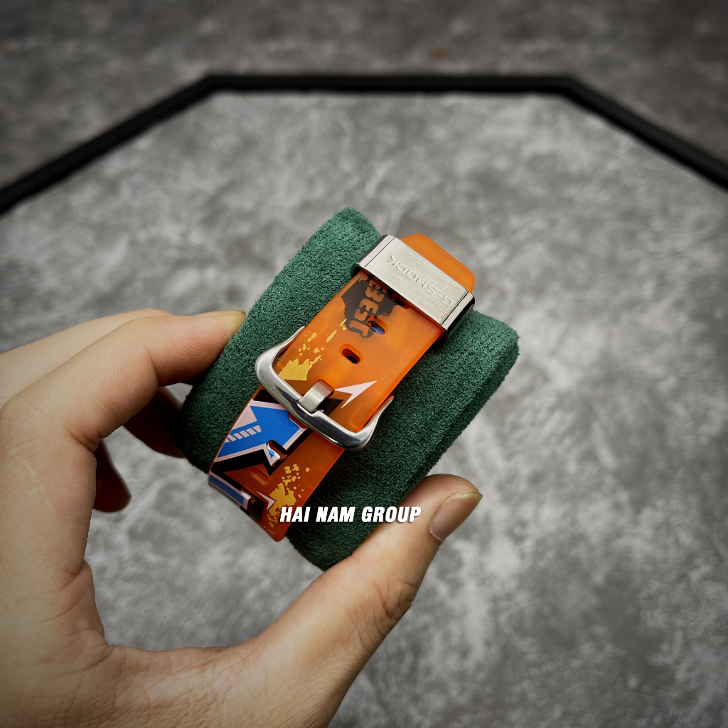 Đồng hồ nam G-SHOCK GM-2100SS-1A Cam Bạc Graffity - Dây nhựa vỏ thép - Bảo hành 2 năm - Full phụ kiện.