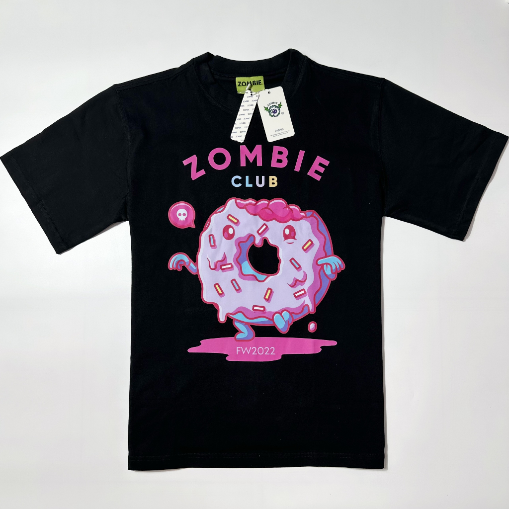 Áo thun Zombie Club x PAMIN Cute Donut vải thun cotton 100% định lượng 250gsm ZB007